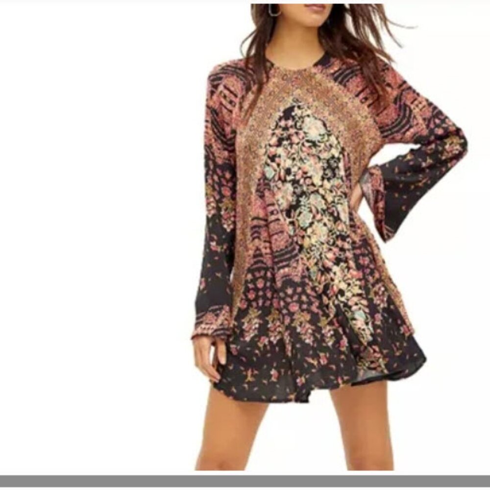 Free People Stevie Tunic Dress Size M - Picture 1 of 3